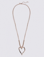 Marks and Spencer  Hammered Heart Shape Necklace