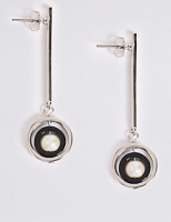Marks and Spencer  Stick Round Drop Earrings