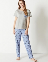 Marks and Spencer  Lobster Print Short Sleeve Pyjama Set