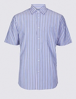 Marks and Spencer  Modal Blend Striped Shirt
