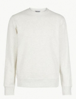 Marks and Spencer  Pure Cotton Crew Neck Sweatshirt