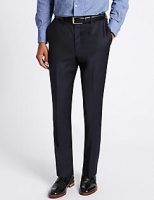 Marks and Spencer  Tailored Fit Pure Wool Textured Trousers