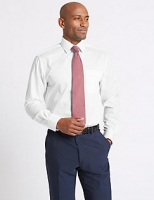 Marks and Spencer  Cotton Rich Twill Regular Fit Shirt