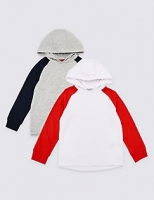 Marks and Spencer  2 Pack Hooded Tops (1-7 Years)