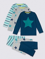 Marks and Spencer  3 Pack Star Pyjamas (18 Months - 7 Years)