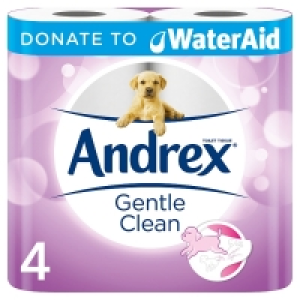 Andrex Gentle Clean Toilet Tissue 4Roll 2.50 €