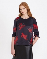 Dunnes Stores  Carolyn Donnelly The Edit Drawstring Print Top