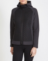 Dunnes Stores  Woven Panel Fleece Zip-Through Jacket