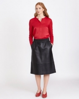 Dunnes Stores  Carolyn Donnelly The Edit Leather Elasticated Skirt