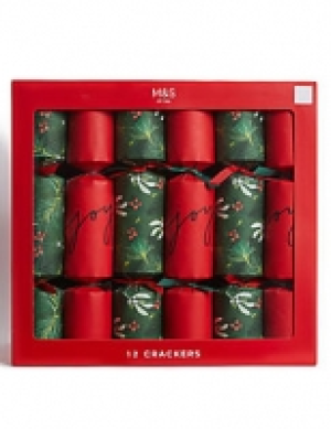 Joy Family Christmas Crackers Pack of 12