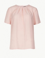Marks and Spencer  Round Neck Short Sleeve Shell Top