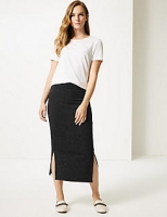 Marks and Spencer  Sparkly Jersey Pencil Midi Skirt