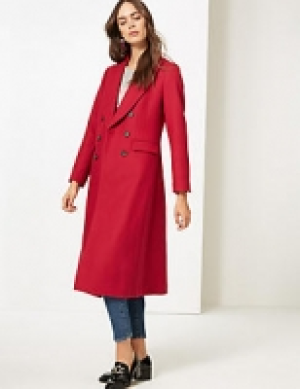 Wool Blend Double Breasted Coat 140.00 €