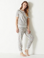 Marks and Spencer  Cotton Rich Bunny Pyjama Set