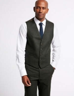 Textured Tailored Fit Waistcoat 67.00 €