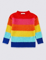 Marks and Spencer  Rainbow Striped Jumper (3-16 Years)