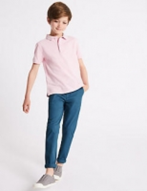 PLUS Cotton Chinos with Stretch (3-16 Years) 16.00 €