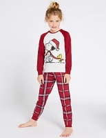 Marks and Spencer  Snoopy Checked Pyjamas (7-16 Years)