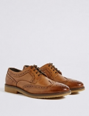 Kids Leather Brogue Shoes (13 Small - 7 Large)
