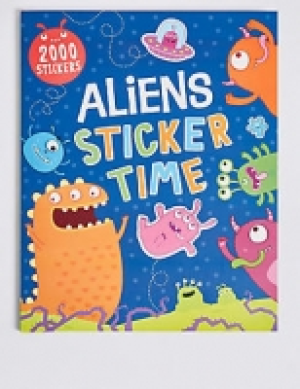 Aliens Sticker Time