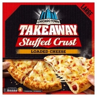 Centra  Chicago Town Takeaway Stuffed Crust 4 Cheese Pizza 630g