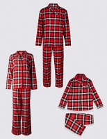 Marks and Spencer  Checked Christmas Matching Family Pyjamas