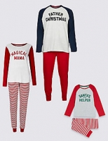 Marks and Spencer  Santa Christmas Matching Family Pyjamas