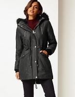 Marks and Spencer  Metallic Zipped Parka with Stormwear