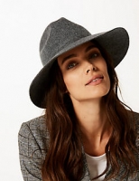 Marks and Spencer  Pure Wool Fedora Hat