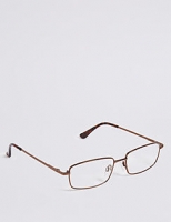 Marks and Spencer  Metal Rectangle Reading Glasses