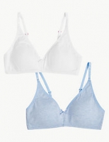 Marks and Spencer  2 Pack Non-Wired Full Cup Bras A-D