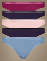 Marks and Spencer  5 Pack No VPL Thongs