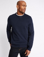 Marks and Spencer  Big & Tall Pure Cotton Crew Neck Sweatshirt