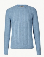 Marks and Spencer  Pure Cotton Cable Knit Jumper