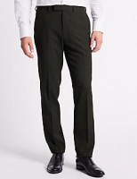 Marks and Spencer  Charcoal Textured Slim Fit Trousers