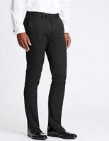 Marks and Spencer  Black Modern Slim Fit Trousers