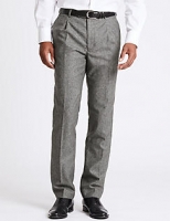 Marks and Spencer  Textured Tailored Fit Trousers