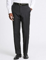 Marks and Spencer  Striped Tailored Fit Wool Trousers