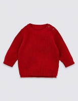 Marks and Spencer  Pure Cotton Fisherman Knit Jumper