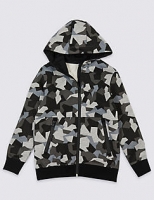 Marks and Spencer  Camouflage Zip Through Top (3-16 Years)