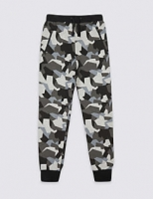 Marks and Spencer  Cotton Rich Camouflage Joggers (3-16 Years)