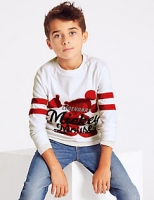 Marks and Spencer  Mickey Mouse Pure Cotton Top (3-16 Years)
