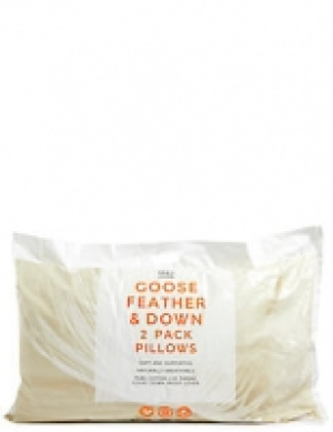 2 Pack Goose Feather & Down Pillows 82.00 €