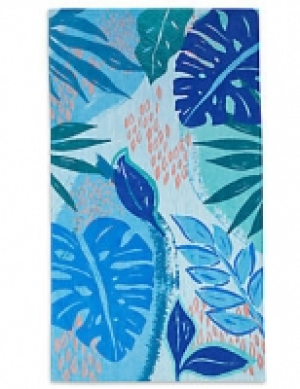 Flamingo Print Beach Towel
