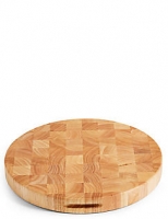 Marks and Spencer  Large Round End Grain Chopping Board