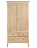 Marks and Spencer  Hastings Double Wardrobe Soft White