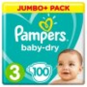 Pampers Baby Dry Size 3 Jumbo+ Pack 1 13.00 €