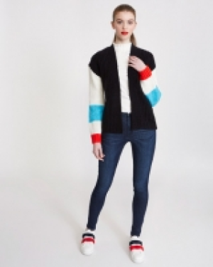 Savida Stripe Sleeve Cardigan