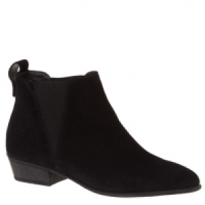 Suede Elastic Ankle Boot