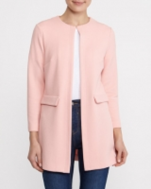 Longline Unlined Textured Jacket